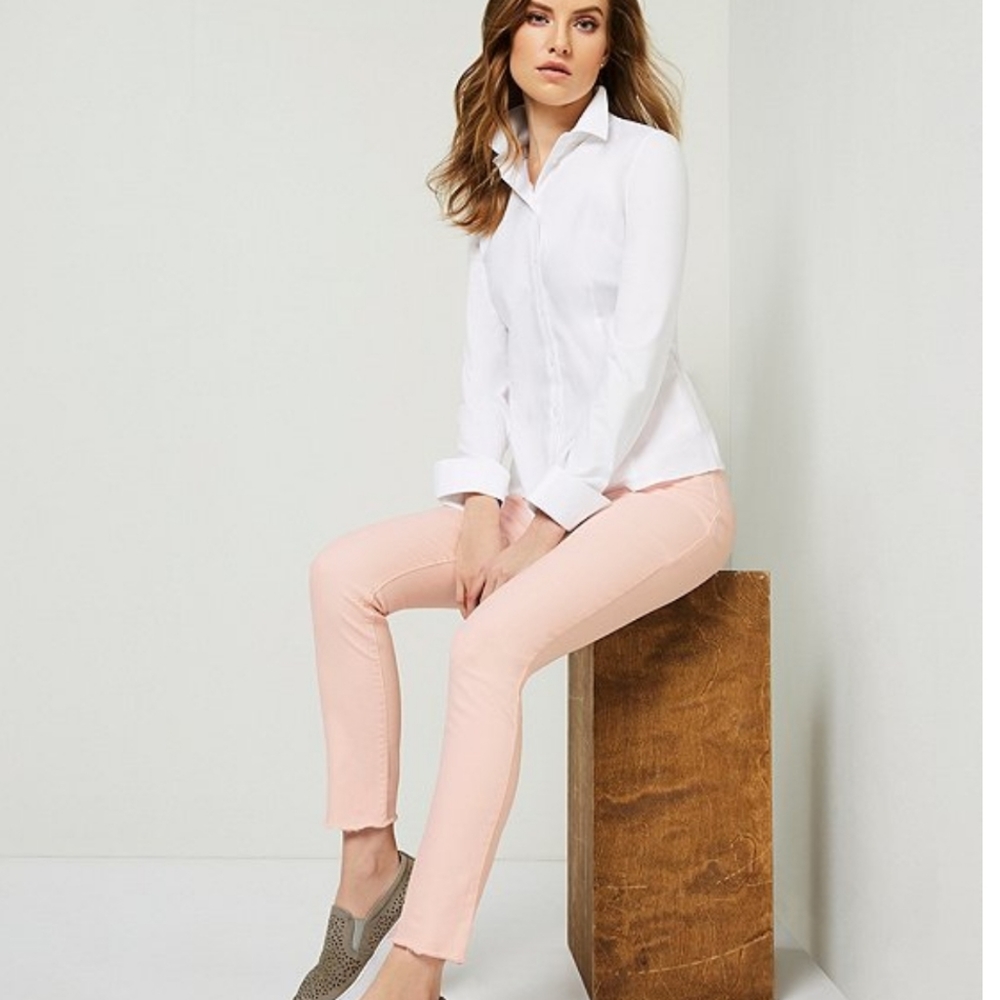 Calvin Klein Mixed Fabric and Woven Knit Shirt